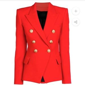 🔥♥️ Red w/Gold Buttons -  Love | Labels Blazer ♥️🔥